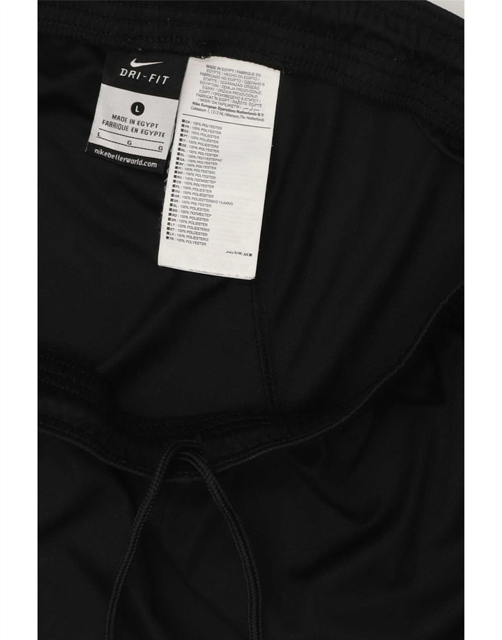 Nike Dri Fit - Pantalones cortos deportivos para hombre (poliéster), color negro