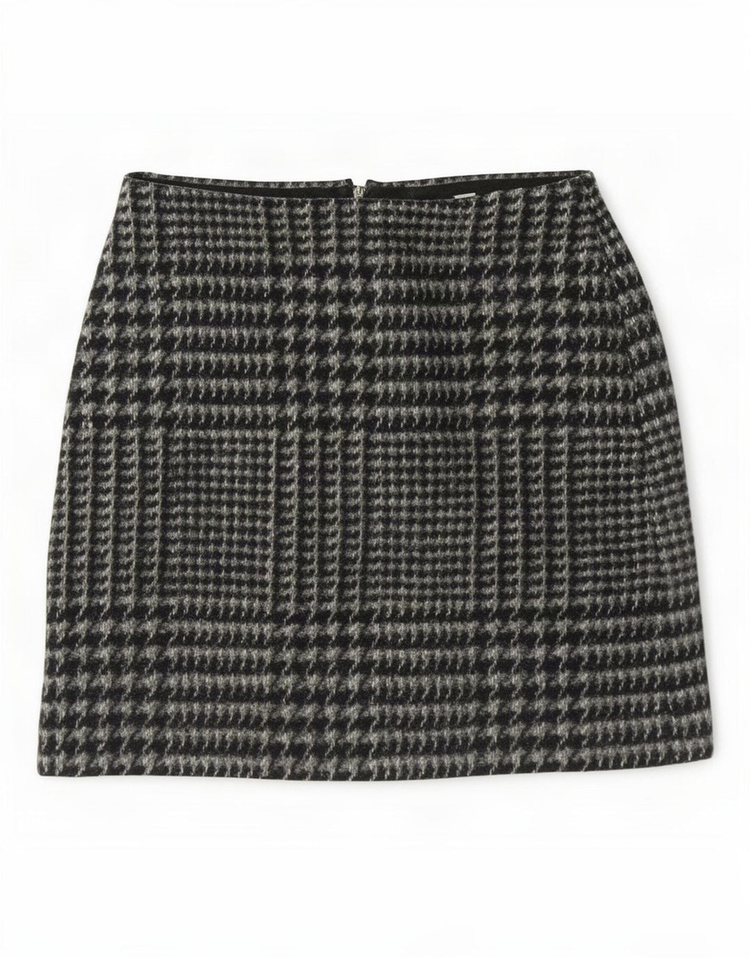 Jack Wills Minifalda para mujer UK 8 Small W28 Poliéster de pata de gallo gris