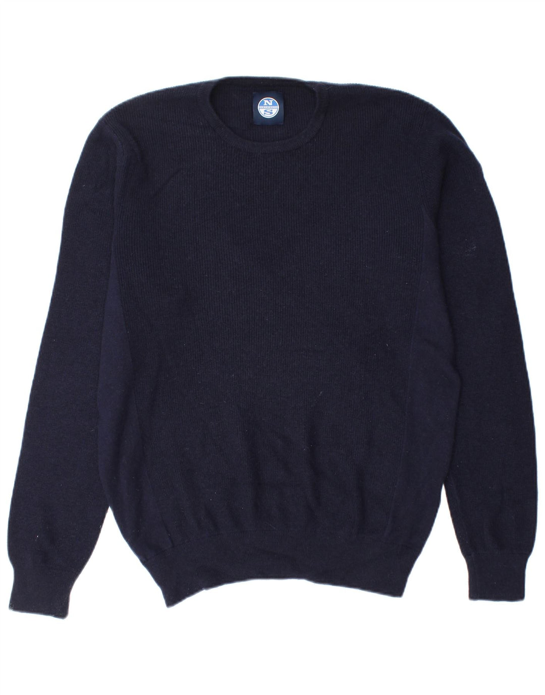 North Sails Jersey De Cuello Redondo Para Hombre De Algodón Azul Marino Medio