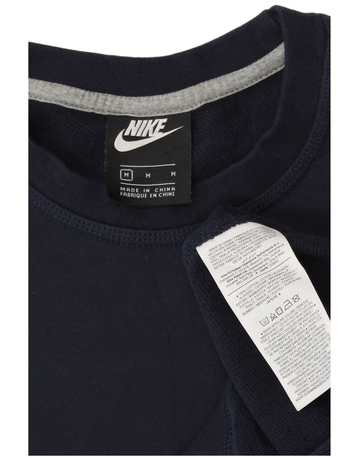 Nike Hombre Sudadera Jumper Medium Azul Marino Algodón