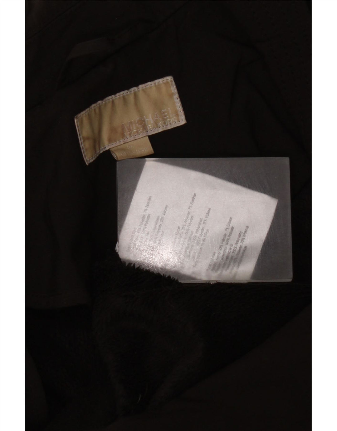Michael Kors Chaqueta militar para mujer UK 18 XL Poliéster negro