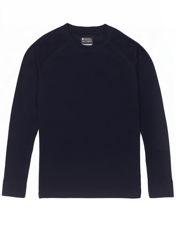 Mountain Warehouse Top para mujer de manga larga UK 40 Mediano Azul marino Poliéster