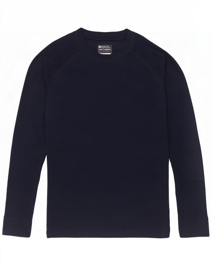 Mountain Warehouse Top para mujer de manga larga UK 40 Mediano Azul marino Poliéster