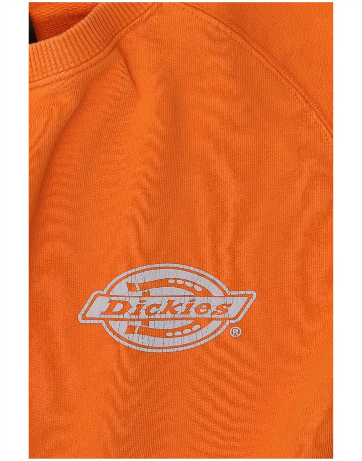 Dickies Hombre Sudadera Jumper Medium Naranja Algodón