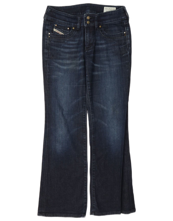 Diesel Mujer Ronhar Bootcut Jeans W28 L30 Algodón Azul Marino