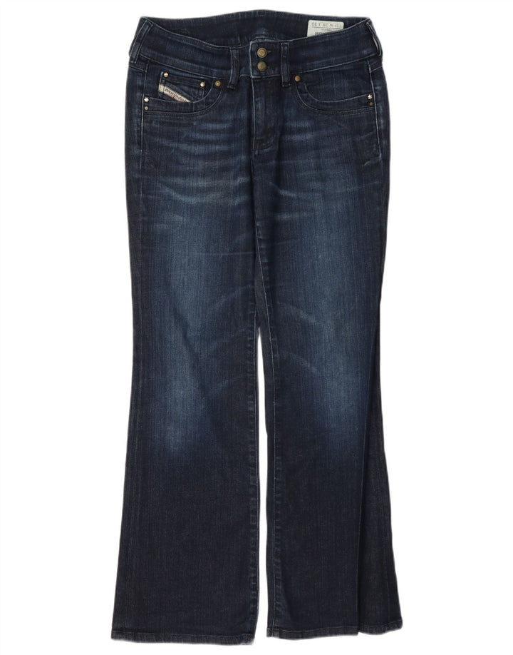 Diesel Mujer Ronhar Bootcut Jeans W28 L30 Algodón Azul Marino