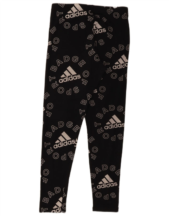 Adidas Leggings gráficos para mujer Reino Unido 12/14 Mediano Negro