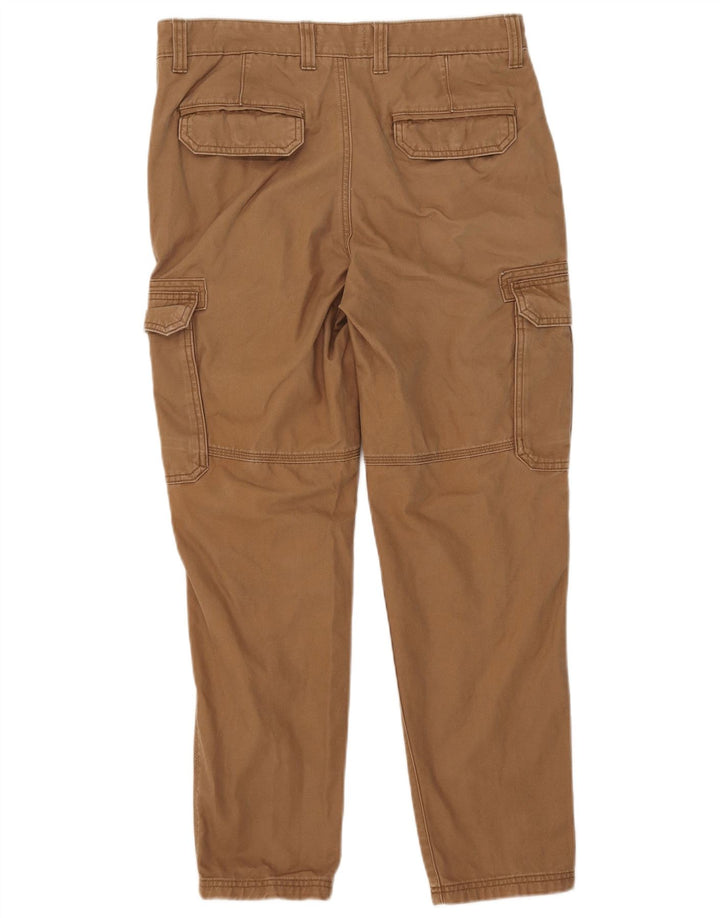 Marks & Spencer Pantalones cargo ajustados para hombre W32 L27 Algodón beige