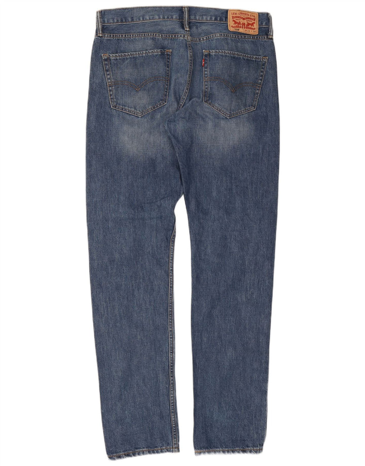 Vaqueros Levi's 508 Regular Tapered para hombre W33 L34 Algodón azul
