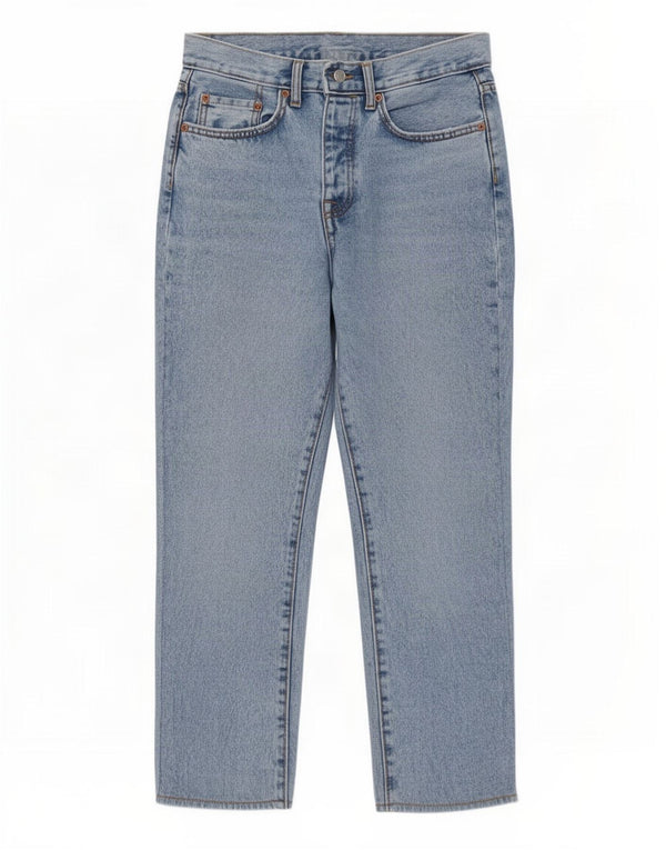 Zara Vaqueros Rectos Mujer EU 36 XS W29 L25 Azul
