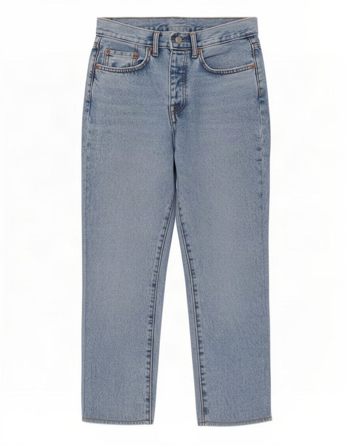 Zara Vaqueros Rectos Mujer EU 36 XS W29 L25 Azul