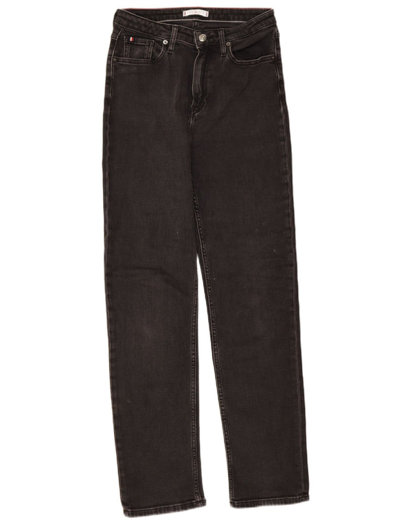 Tommy Hilfiger Jeans rectos para mujer W28 L32 Algodón negro