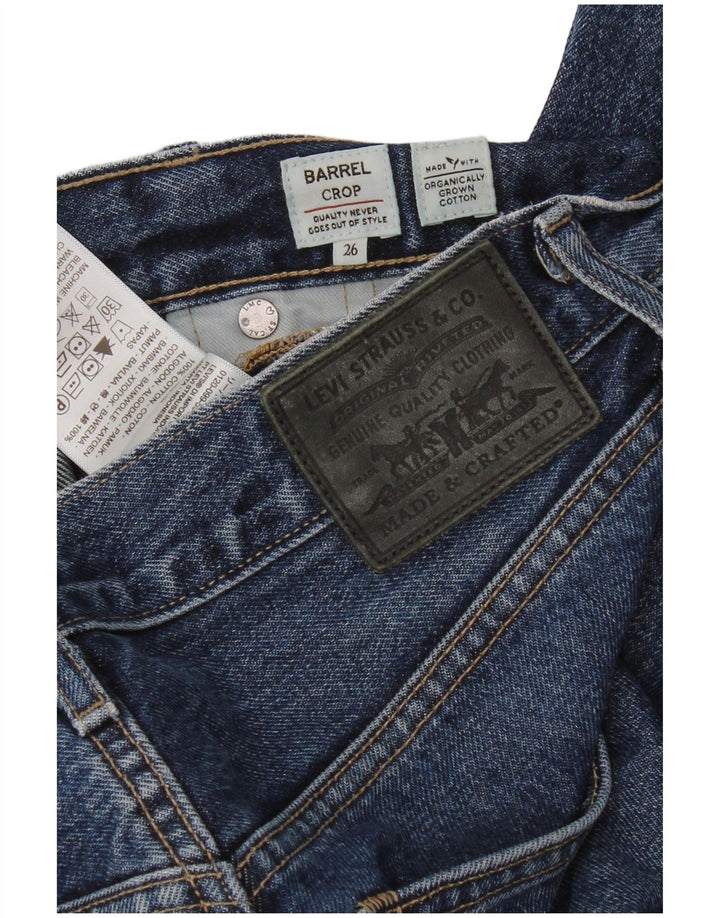Jeans Levi's Barrel De Cintura Alta Para Mujer W26 L25 Algodón Azul