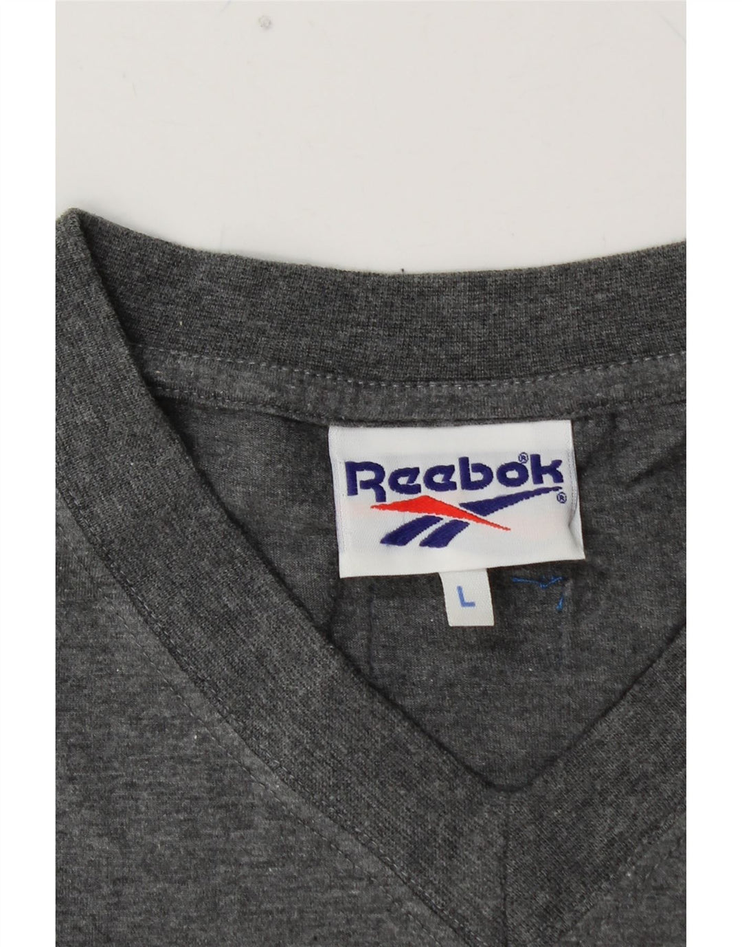 REEBOK Camiseta Hombre Top Grande Gris Algodón