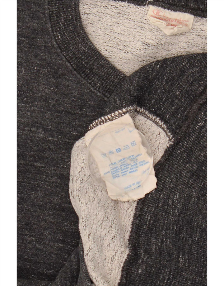 Champion Jersey De Cuello Redondo Para Hombre De Algodón Moteado Gris Medio