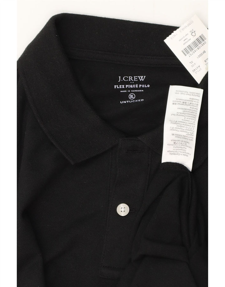 J. CREW Polo Hombre XL Algodón Negro