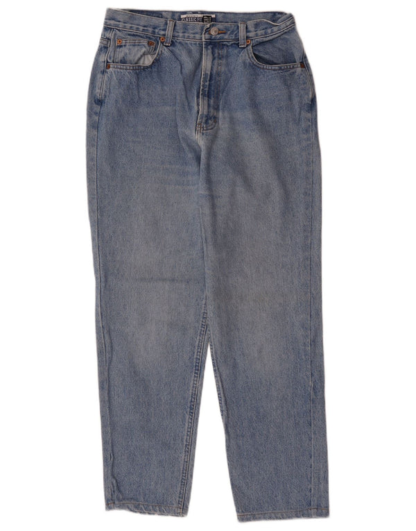 Gap Vaqueros cónicos de talle alto y ajuste clásico para mujer UK 40 Medium W30 L28 Azul