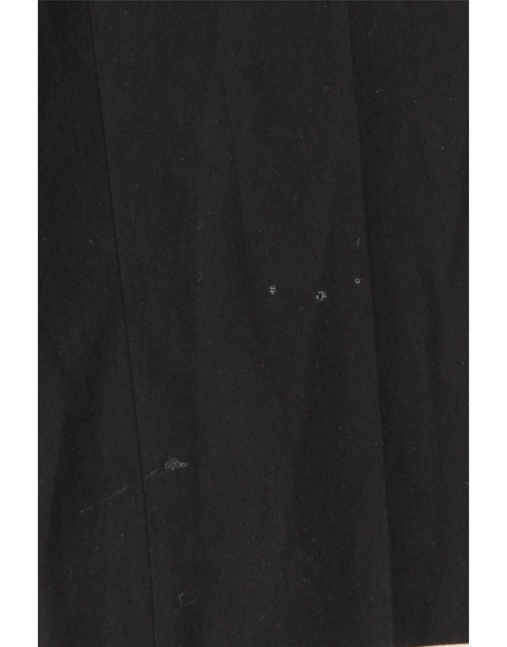 Zara Mens Slim Chino Pantalones EU 38 Small W30 L32 Poliéster Negro