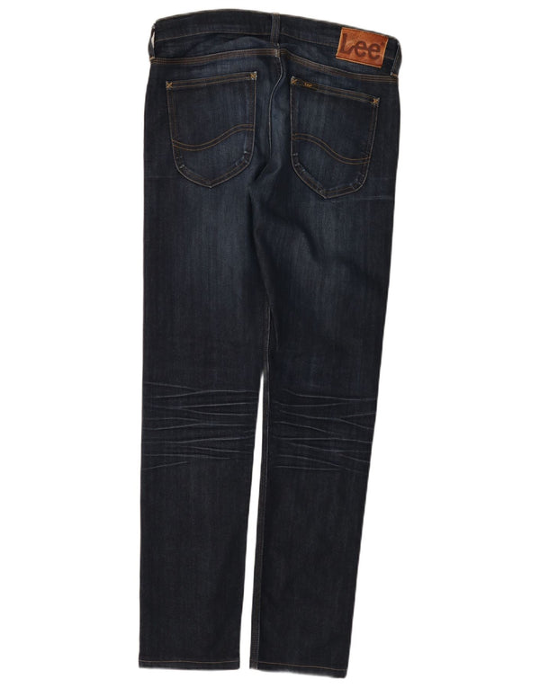Lee Mens Luke Tapered Slim Jeans W30 L31 Algodón Azul Marino