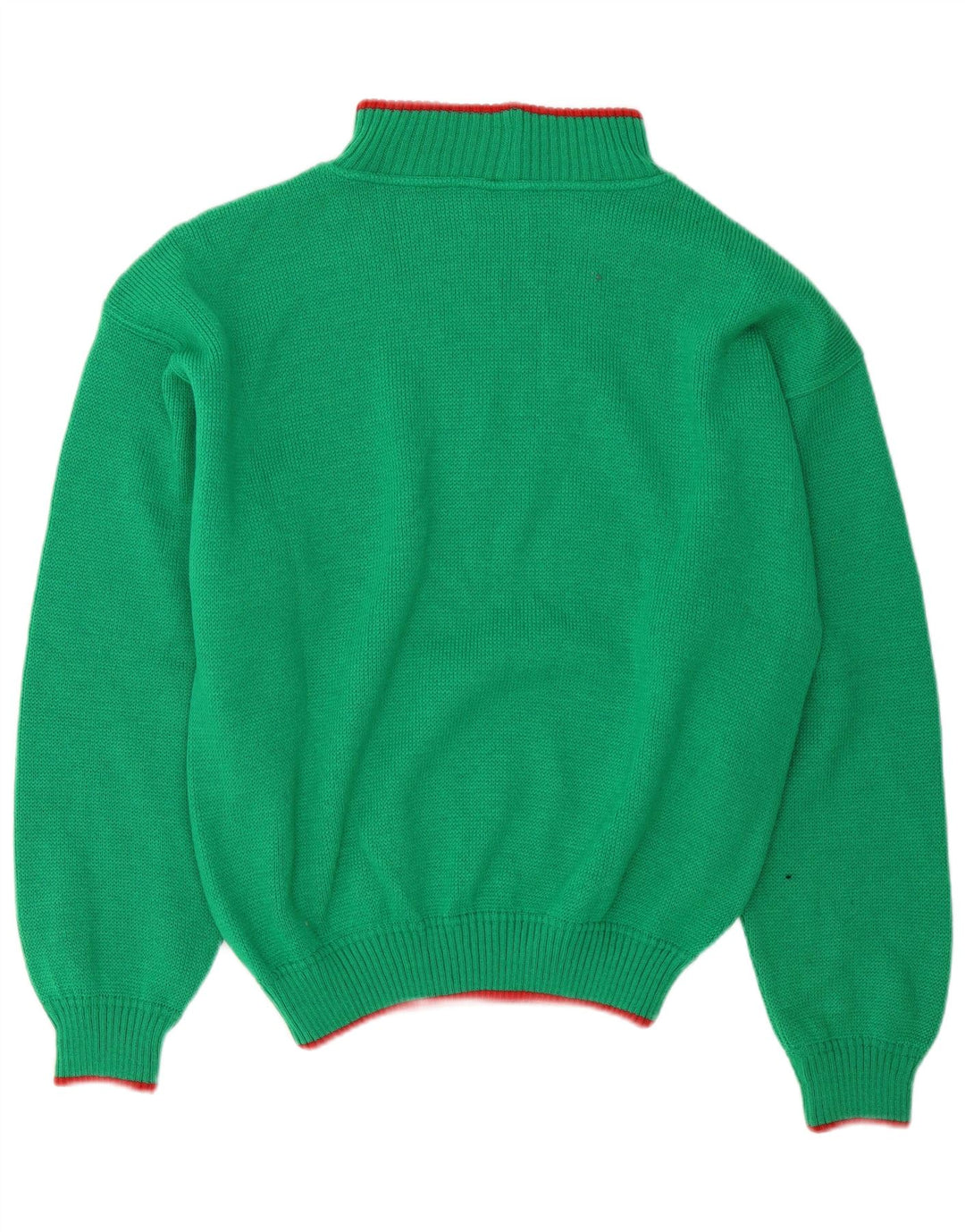 Foxhound - Jersey con cuello de tortuga gráfico para hombre, lana verde grande