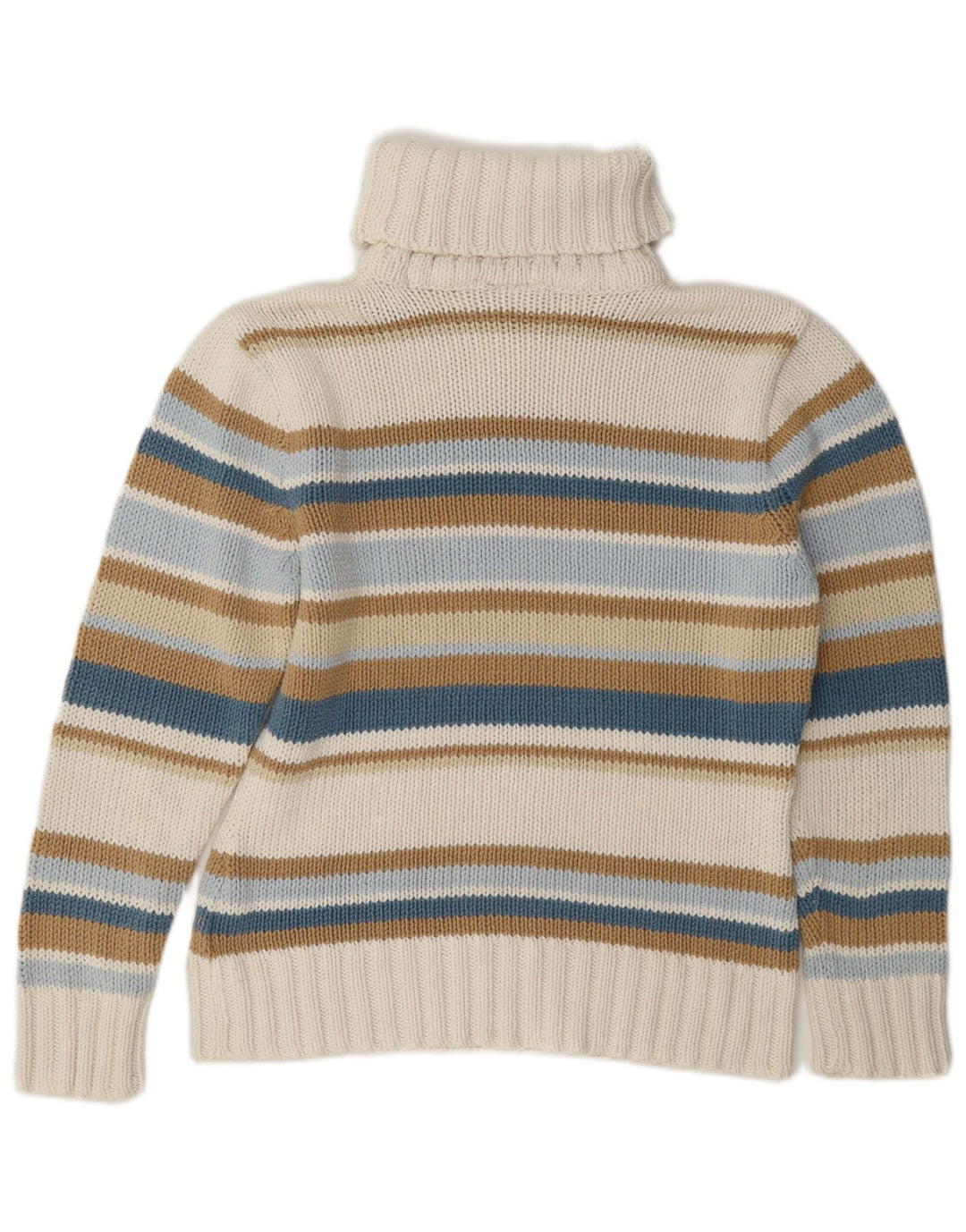 Yessica Suéter tipo jersey con cuello vuelto para mujer UK 44 Mediano Rayas multicolores
