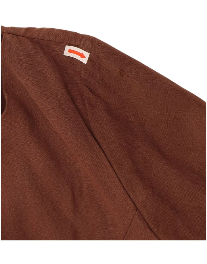 VICINI Vestido tubo para mujer IT 40 Small Marrón Modal