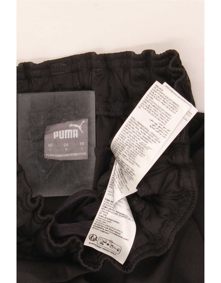 Pantalón De Chándal Puma Hombre Grande Negro Poliéster