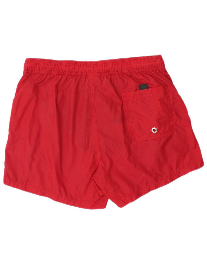 Bañador Bear para hombre en nailon color block mediano rojo