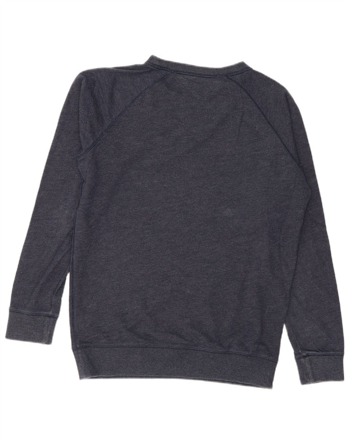 Tommy Hilfiger Hombre Regular Fit Sudadera Jumper Medium Azul Marino Algodón