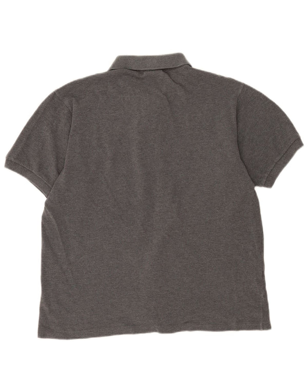 Polo Lacoste para hombre talla 5 grande algodón gris