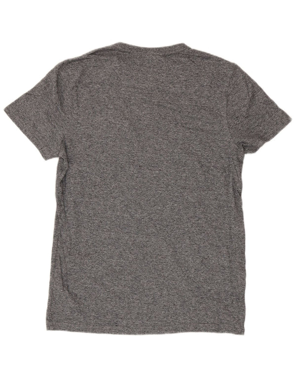 Jack Wills Mens Slim Fit T-Shirt Top Small Grey Flecked Cotton