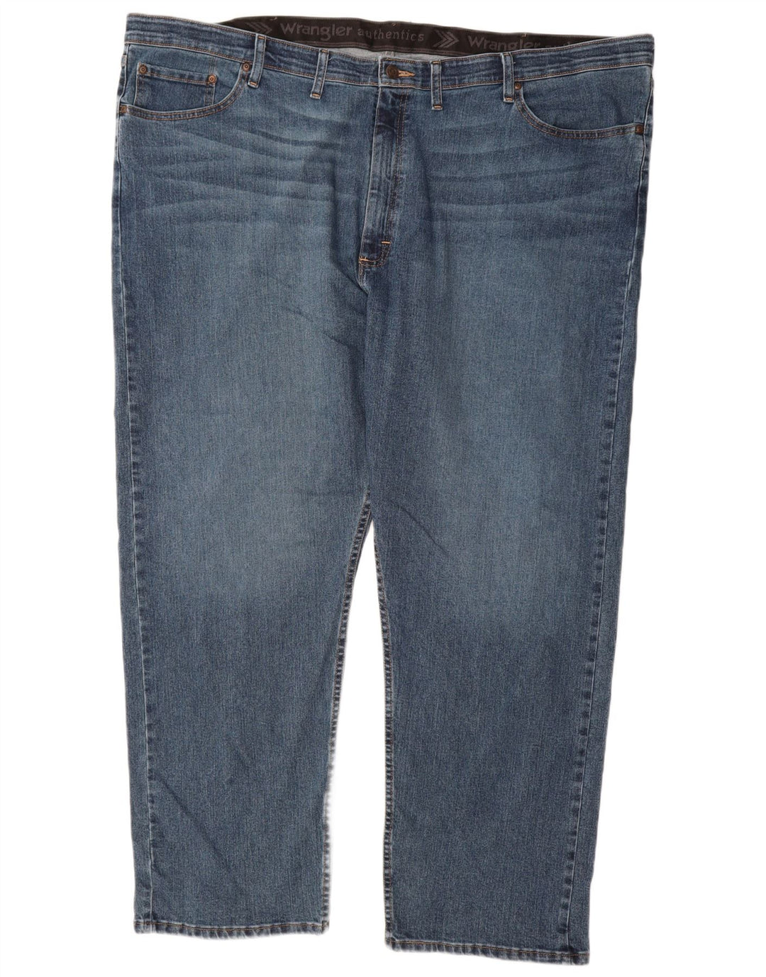 Vaqueros Wrangler Hombre Rectos W48 L30 Algodón Azul