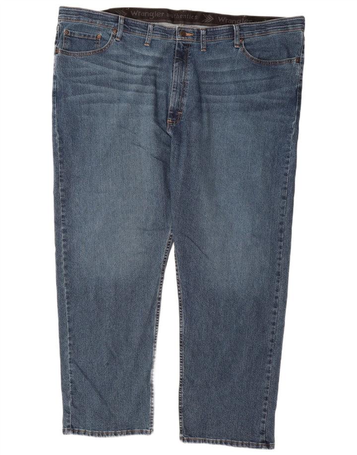 Vaqueros Wrangler Hombre Rectos W48 L30 Algodón Azul