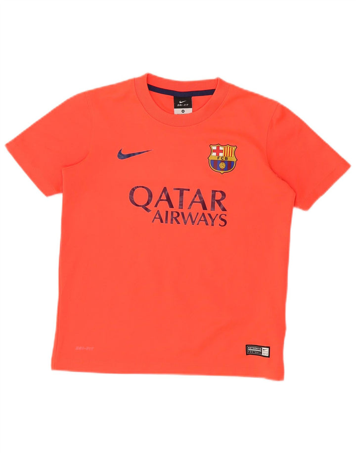 NIKE Camiseta gráfica Barcelona para niños 10-11 años Mediana Naranja