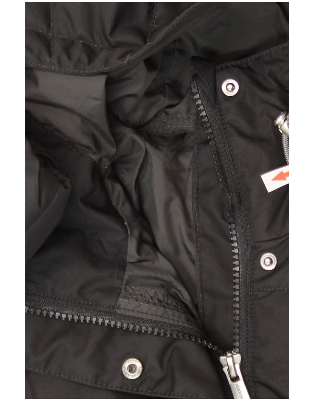 Helly Hansen Abrigo acolchado con capucha para mujer UK 10 Small Poliéster negro