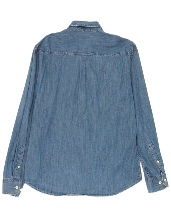 Jack & Jones Mens Denim Shirt XL Blue Cotton