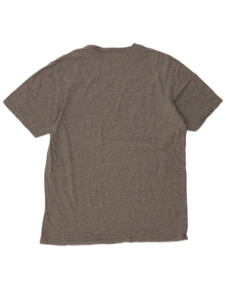 Eddie Bauer Camiseta alta para hombre Top grande de algodón gris
