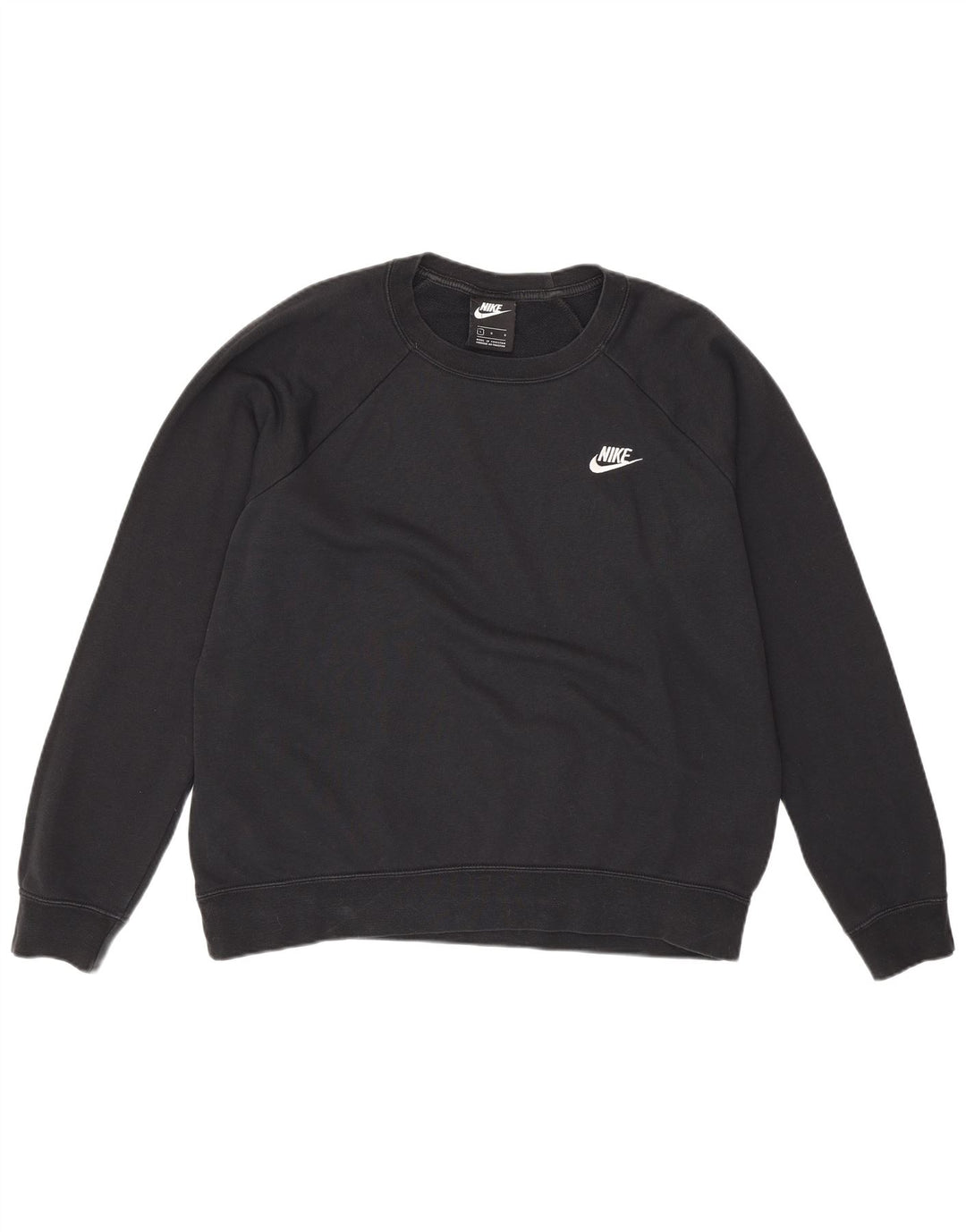 Nike - Sudadera tipo jersey para hombre, talla grande, algodón negro