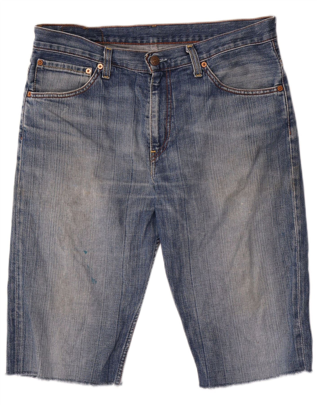 LEVI'S Mens 507 pantalones cortos de mezclilla W34 algodón azul grande