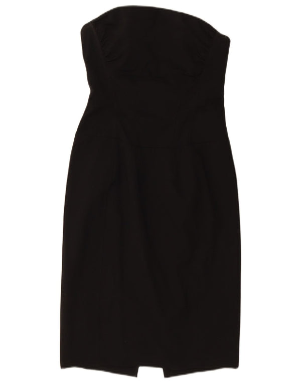 Elisabetta Franchi Vestido sin tirantes para mujer IT 44 Mediano Negro