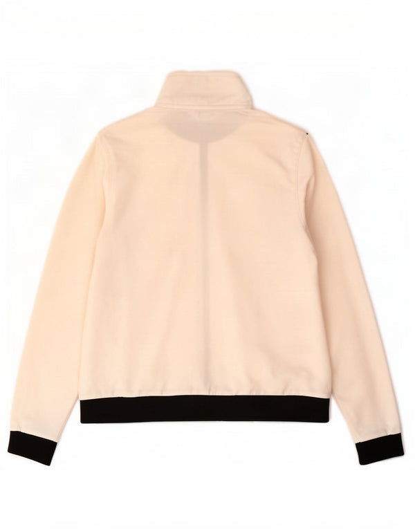 Asics Chaqueta de chándal para mujer UK 40 Medium Off White Colorblock