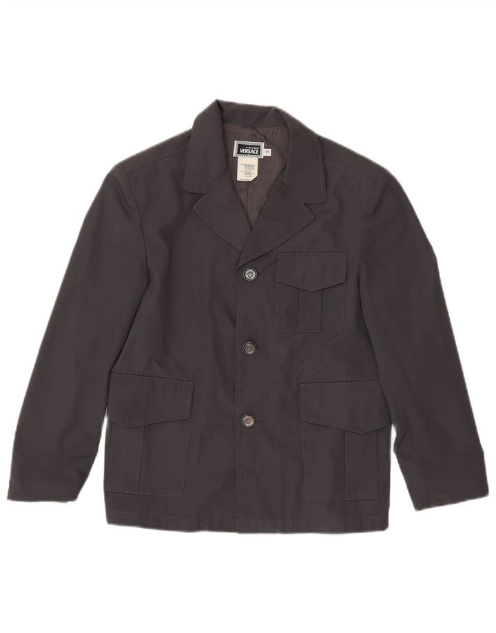 Versace Chaqueta tipo blazer de 3 botones para niño 9-10 años Poliéster gris