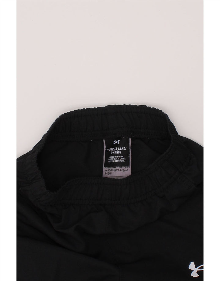 UNDER ARMOUR Pantalones de chándal con estampado gráfico para niños 3-4 años Negro