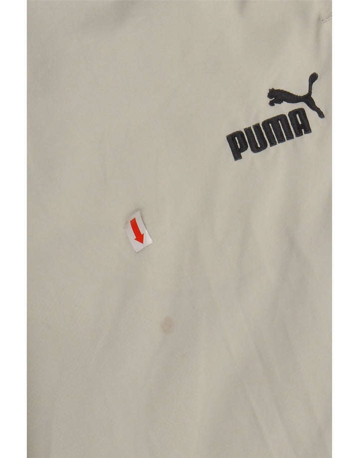 PUMA Pantalón de Chándal para Hombre Pequeño Poliéster Blanco Roto