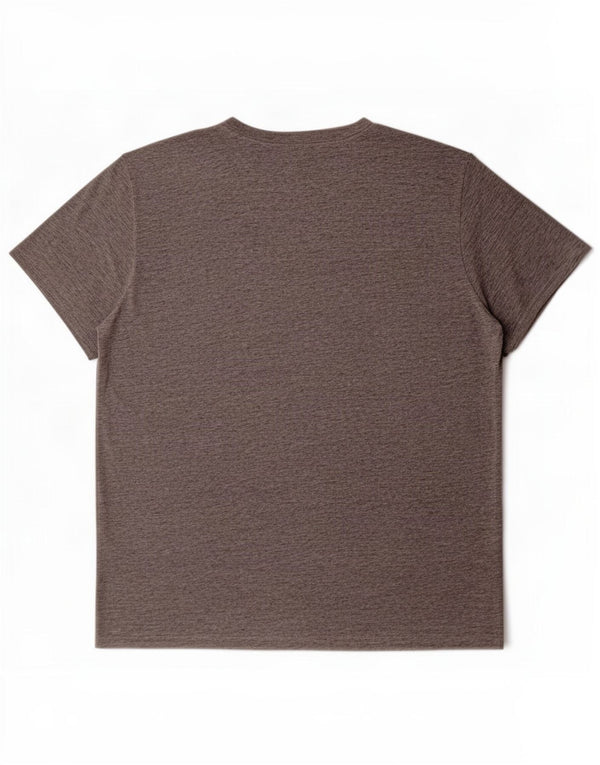 Champion Camiseta gráfica para hombre Top grande de algodón moteado gris