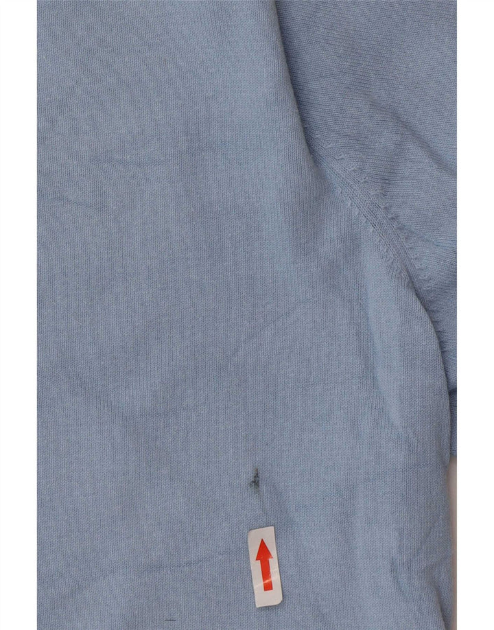 Levi's Jersey con cuello redondo para hombre, talla grande, algodón azul