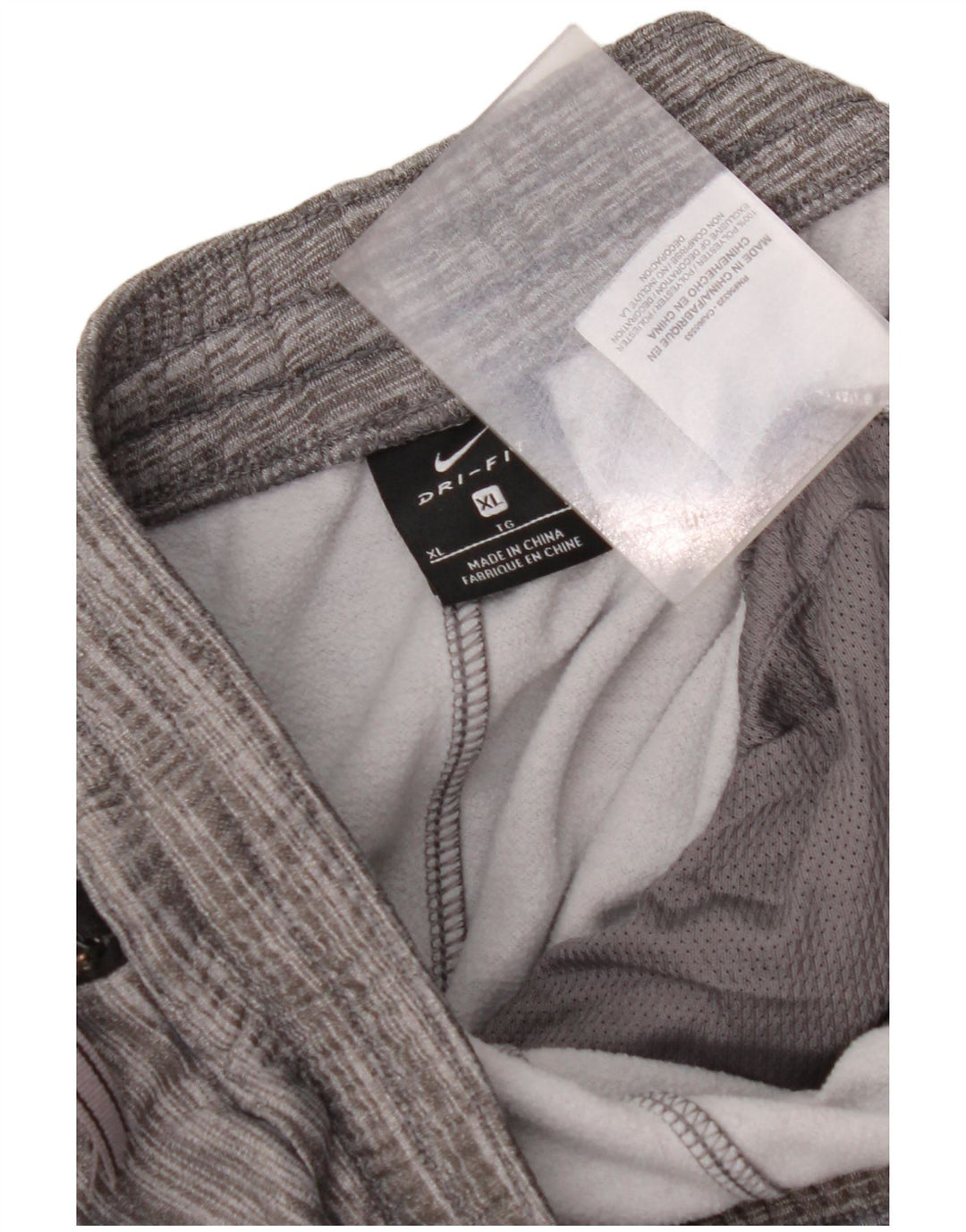 NIKE Pantalones de chándal Dri Fit para niños 13-14 años XL Gris Moteado