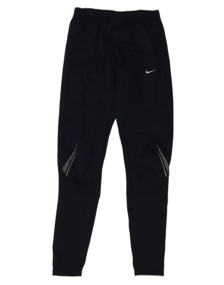 Pantalón De Chándal Nike Hombre Mediano Azul Marino Rayas Poliéster