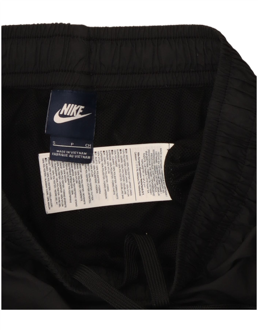 Nike Pantalones De Chándal Para Hombre Joggers Small Negro Poliéster