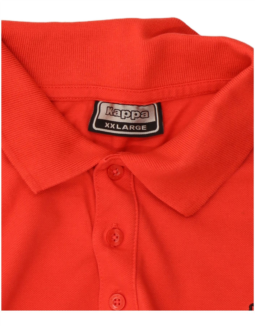 Kappa Polo Hombre 2XL Algodón Rojo